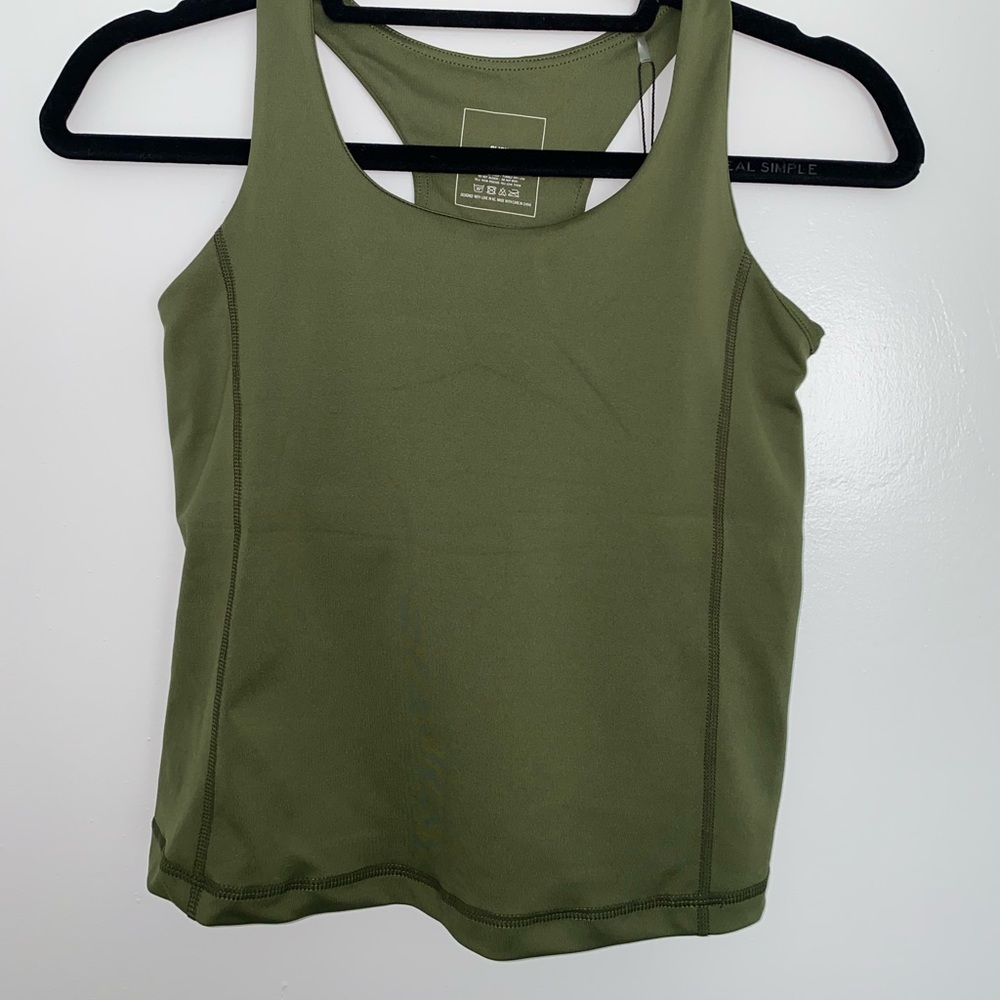 Olive green cami tank
